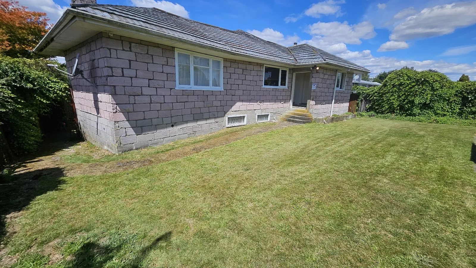 Big back lawn